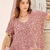 Oversize-Pullunder in Rosa
