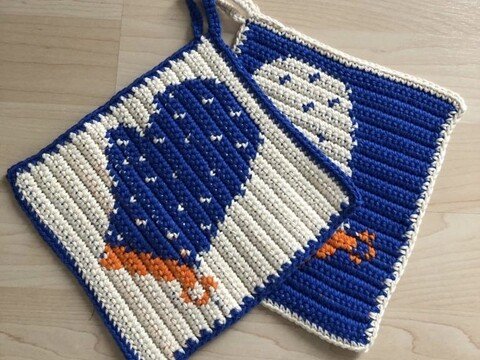 Häkelanleitung Topflappen Handschuh