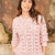 Pulli mit Ajourmuster in Rosa