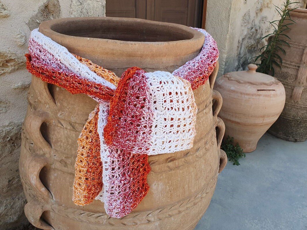 Cool Summer - Häkelanleitung unisex Schal und Stola - Bild 10