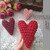 Crochet pattern: Bubble Hearts Ruby - crochet hearts in 3 sizes - no sew!