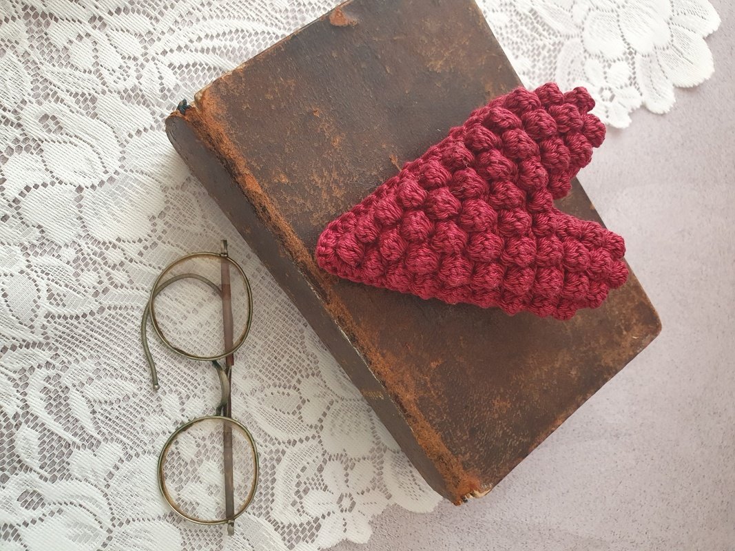 Häkelanleitung: Noppenherzen Ruby - in 3 Grössen - kein Nähen nötig! - Bild 2