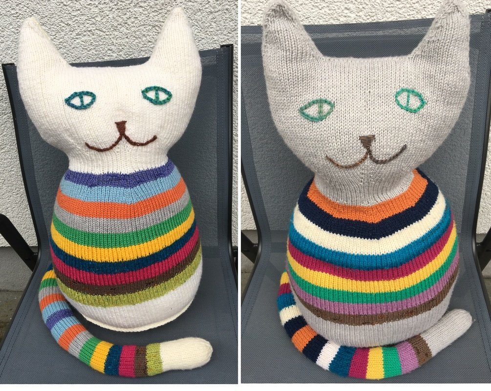 Katze Mitzi Strickanleitung