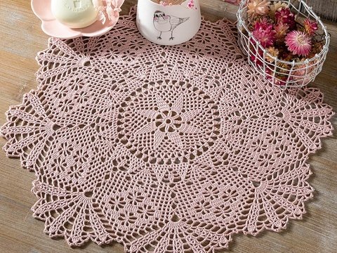 Häkelanleitung: Rosa Musterspiele