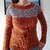 Rundpassenpullover Nr.2 Tweed mit Tee