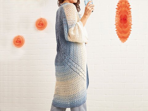 Häkelanleitung: KIMONOJACKE TOKIO