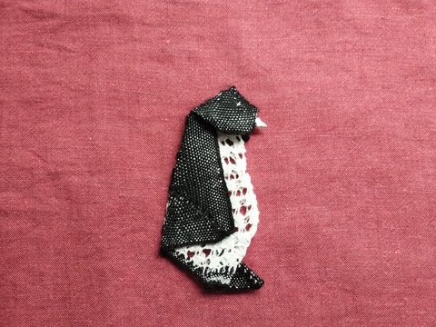 geklöppelter Pinguin