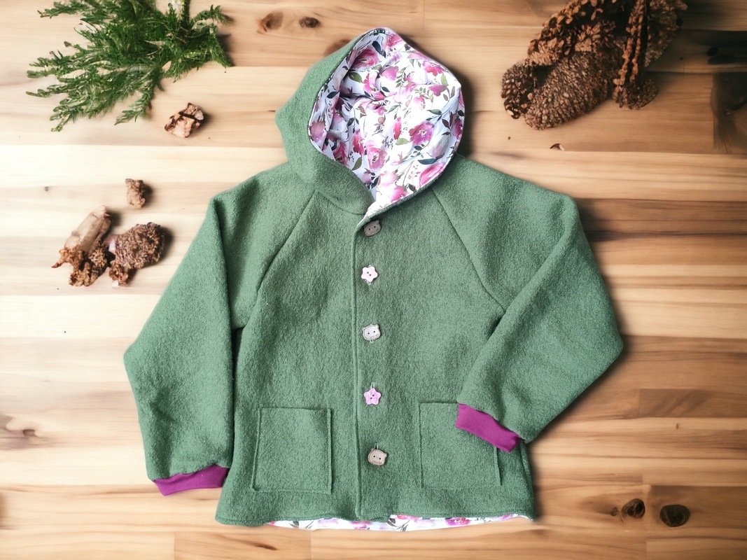 Jacke für Kinder Übergangsjacke für Jungen und Mädchen Kapuzenjacke 98-134