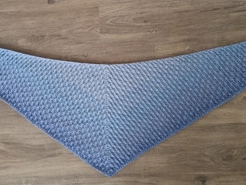 Häkelanleitung Dreieckstuch "raindrops"