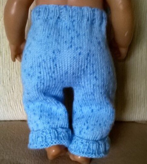 Hosen  für Baby-Puppe Gr. 40 cm