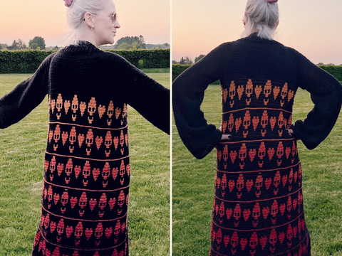 Häkelanleitung Jacke "Skulllove"