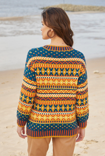 Jacke mit Ethno-Muster