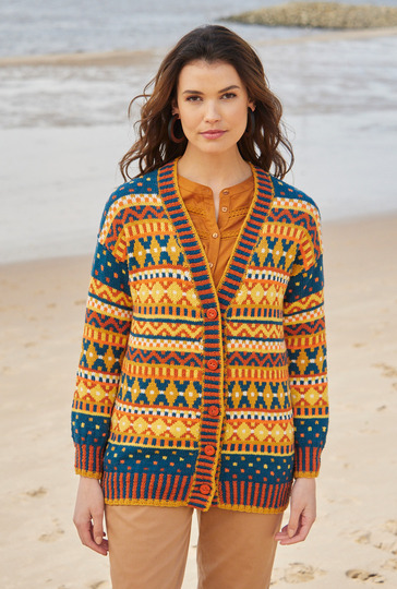 Jacke mit Ethno-Muster