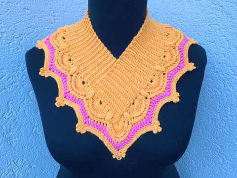 Gehäkelter Kragen 1500