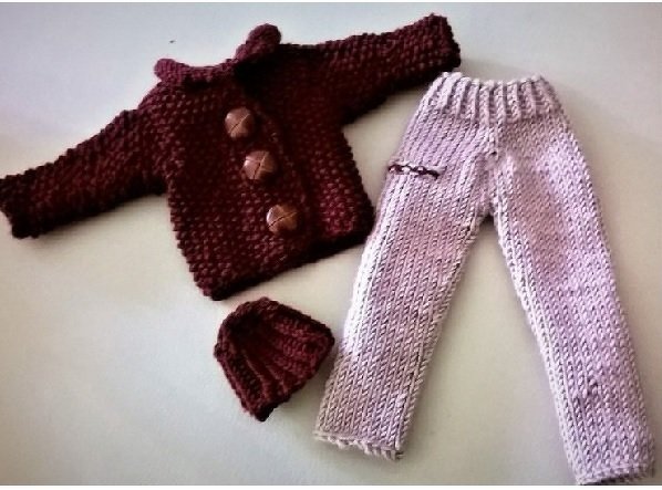 Winterkleidung für Puppenmann - Bild 3