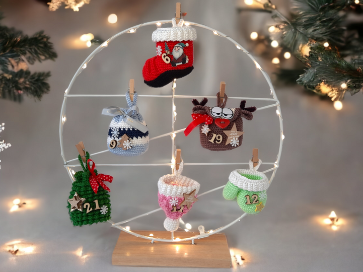 Häkelanleitung Adventskalender 1.0