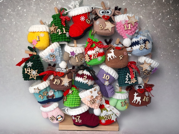 Häkelanleitung Adventskalender 1.0