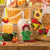 Geh&auml;kelte Herbstdeko mit Erntekranz, Wichtelm&auml;dchen und Vogelscheuche
