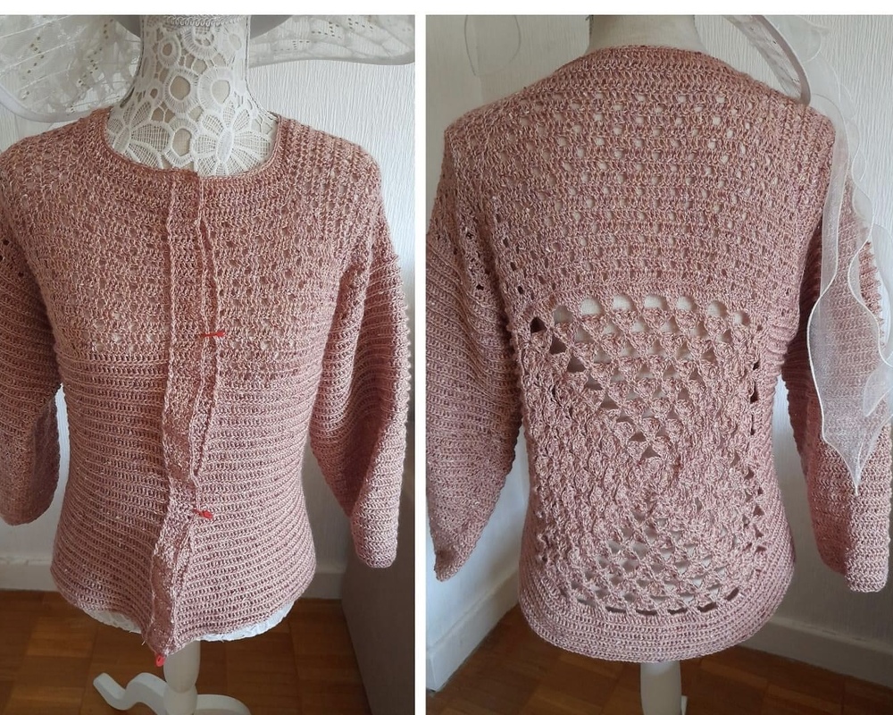 Häkeljacke flower - Bild 3