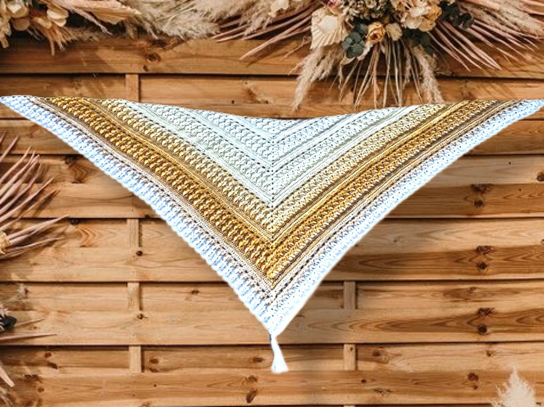 Tears of Love - Häkelanleitung für ein Dreieckstuch - Bild 2