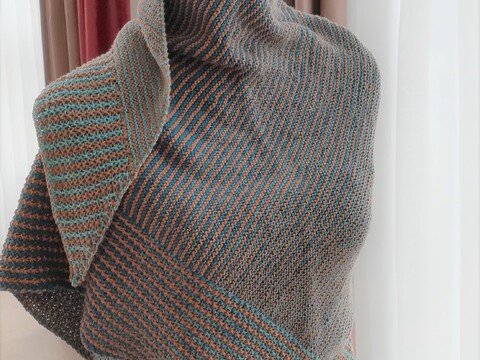 Tuch Ramur Hebemaschenmuster