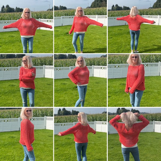 Häkelanleitung Oversize-Netzpulli "Uni"