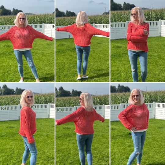 Häkelanleitung Oversize-Netzpulli "Uni"