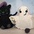 Halloween-Paket Sammelgurumi Kater Nigel und Geist Justus