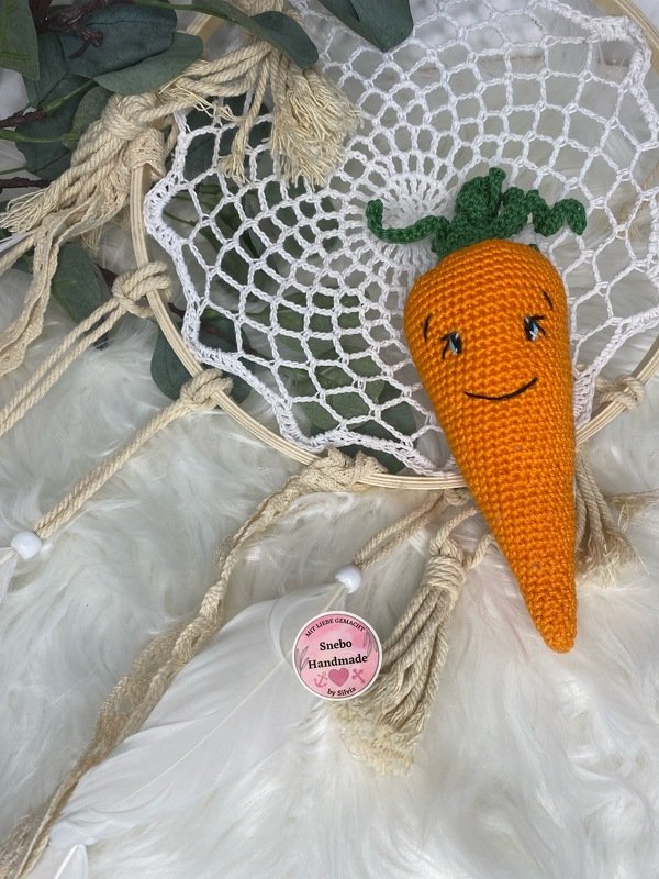 Süße Häkelanleitung Möhre Flores La Carotte, PDF Deutsch - Bild 2