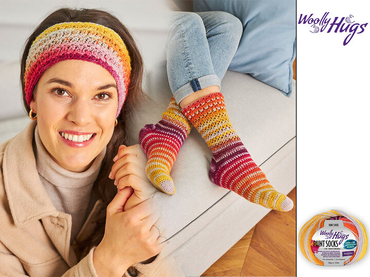 SOCKEN & STIRNBAND GEHÄKELT