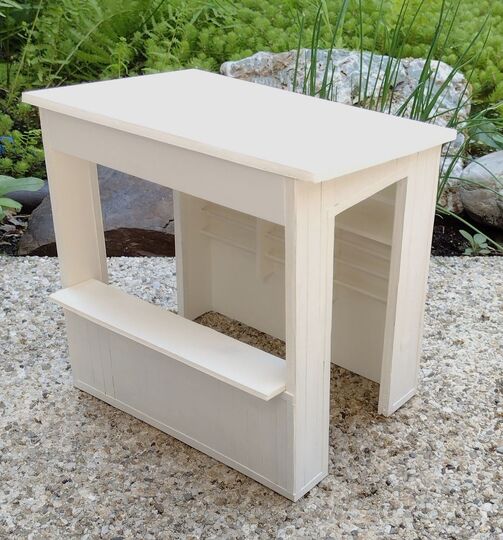 Bastelanleitung Miniatur-Marktstand 1:12