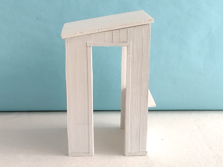 Bastelanleitung Miniatur-Marktstand 1:12