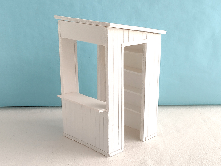 Bastelanleitung Miniatur-Marktstand 1:12