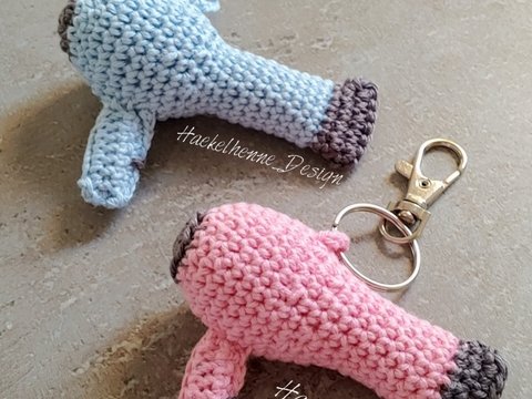 Häkelanleitung "Fön / Haartrockner" Taschenbaumler