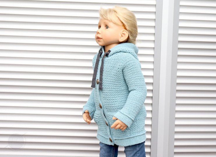 Hoodie "Gloria" for adults/children (size 2 y.-XXL, raglan)