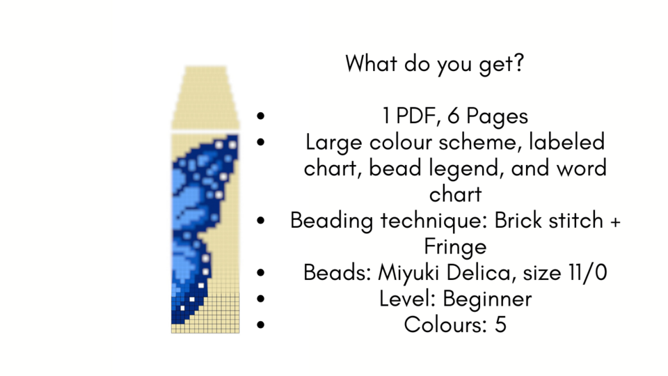 Butterfly Wing Fringe Earrings Patterns