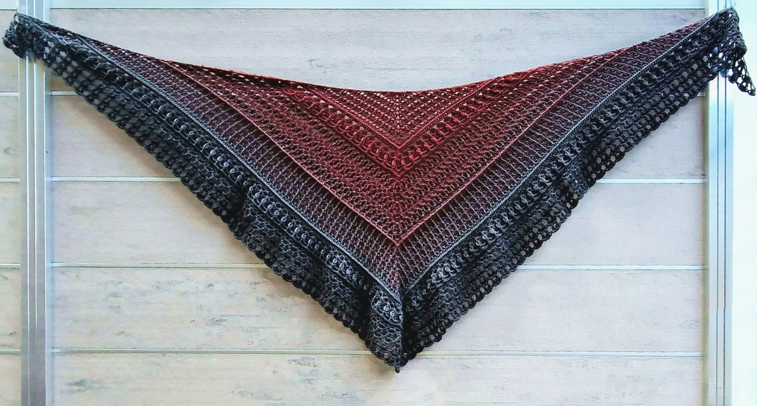 Häkelanleitung Tuch "Vogelfrei" - Bild 2