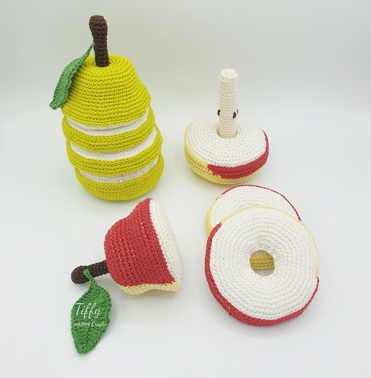 COMBO PACK Pear Stacking Toy Pattern PDF