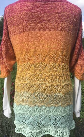 RVO-Ajour-Sommerjacke "Sommertraum" bis Größe XXXXXL