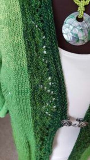 RVO-Ajour-Sommerjacke "Sommertraum" bis Größe XXXXXL