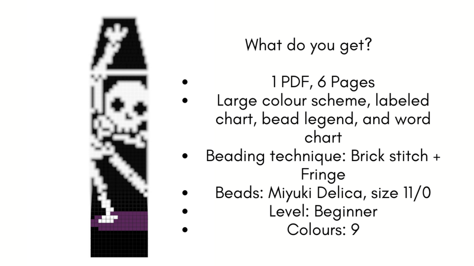 Dancing Skeleton Fringe Earrings Patterns