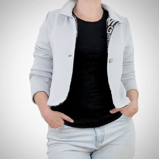 Schnittmuster Damen Blazer Jacke Clara Gr. 34-54 inkl. Nähanleitung