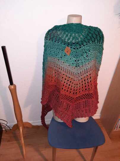 Flaches Dreieckstuch „Sangrey BE“ - Häkelanleitung