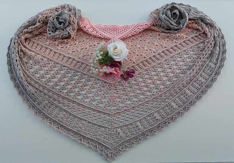 Flaches Dreieckstuch „Sangrey BE“ - Häkelanleitung