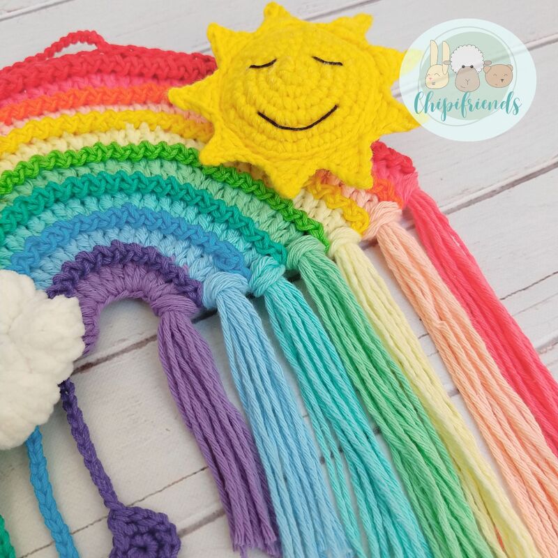 Crochet Pattern, Beautiful Rainbow - Image 2