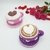 Love Cup Set - Cappuccino and Hot Cacoa With Heart Latte Art Crochet