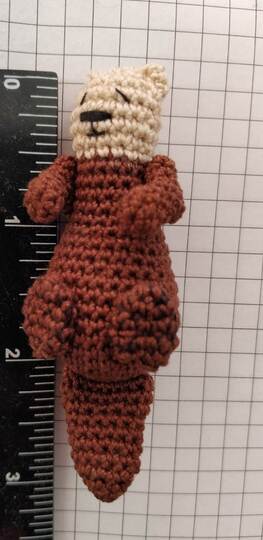 Otter crochet amigurumi with baby