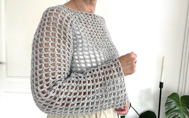 Netzpulli Häkeln