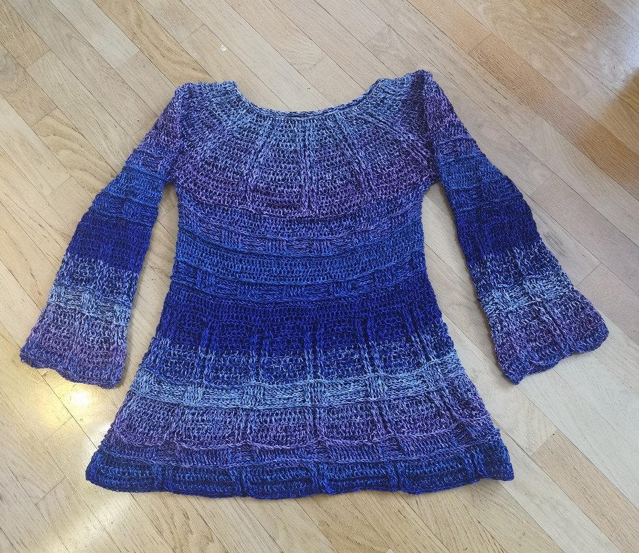 Pullover Blue Moon, Häkelanleitung - Bild 4