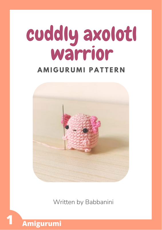 cuddly axolotl warrior